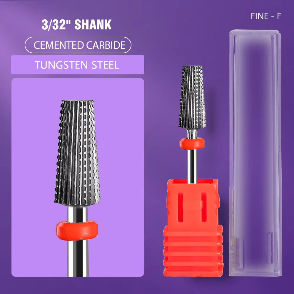 1Pc Nail Drill Bit Rotate Burr Milling Nail Cutter Bits Electric Drill Machine for Manicure Pedicure Tools