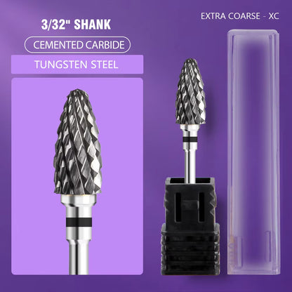 1Pc Nail Drill Bit Rotate Burr Milling Nail Cutter Bits Electric Drill Machine for Manicure Pedicure Tools
