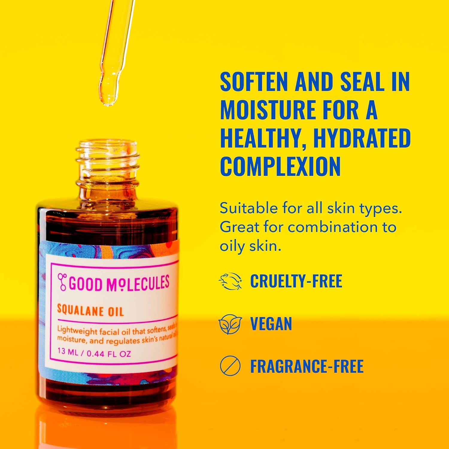 Revitalize Your Skin with 100% Natural Squalane Oil - The Ultimate Non-Greasy Moisturizer for Face, Skin, and Hair!